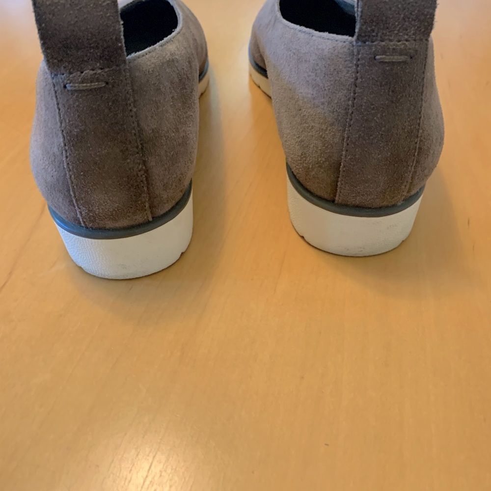 Eileen Fisher Humor Wedge Suede Slip On Shoes. Worn a few times. - Picture 4 of 5